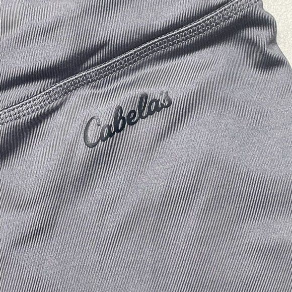 Cabela's XPG Stretch Capri Leggings Grey Men's Size Small Cool UPF 15 Wick - Picture 4 of 11